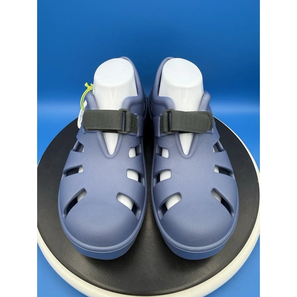 Oofos Oocandoo Womens Sz 6 Sport Recovery Sandals‎ Water Drop Blue Outdoor Shoes